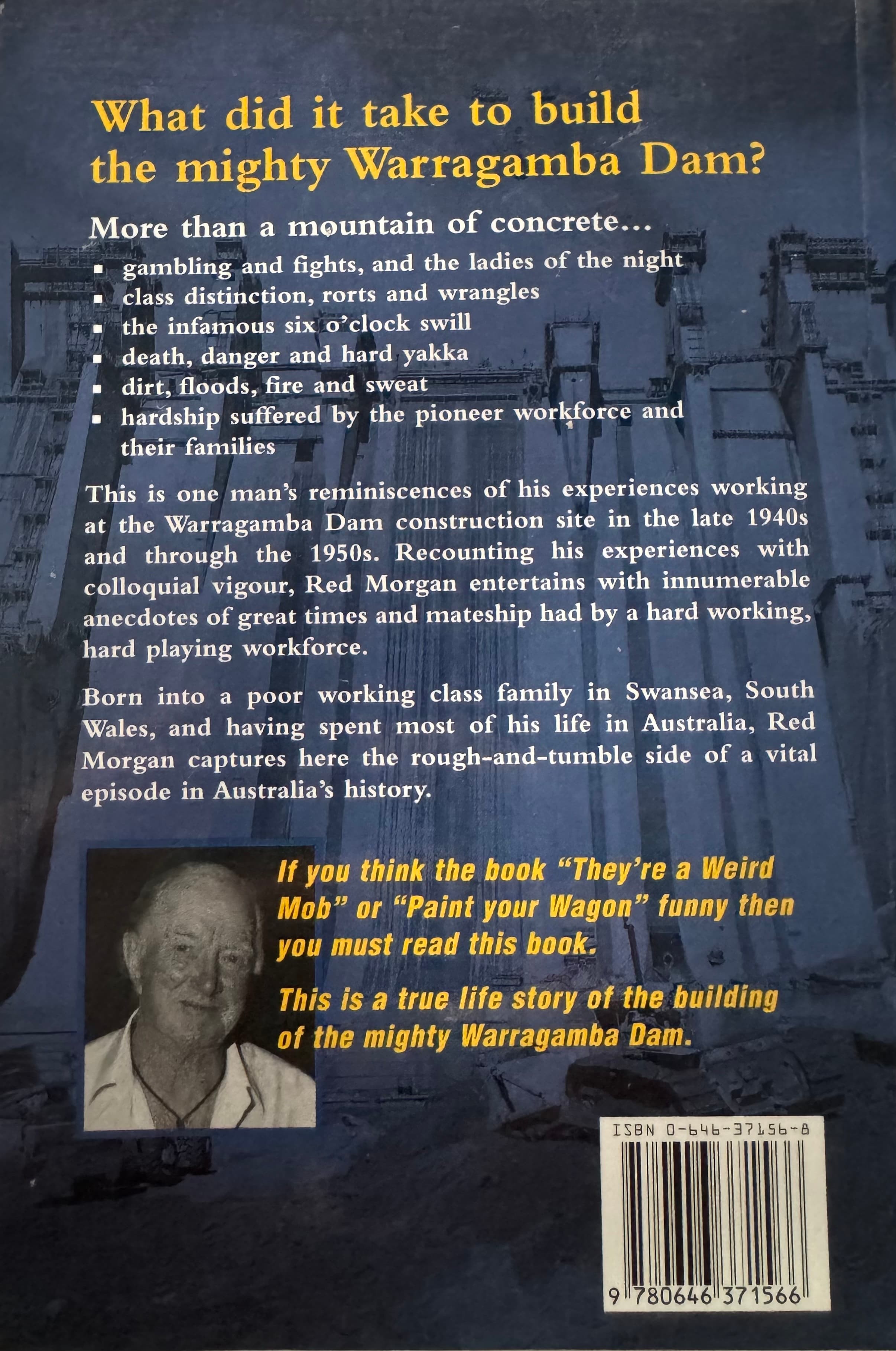 Back cover of Warragamba Dam