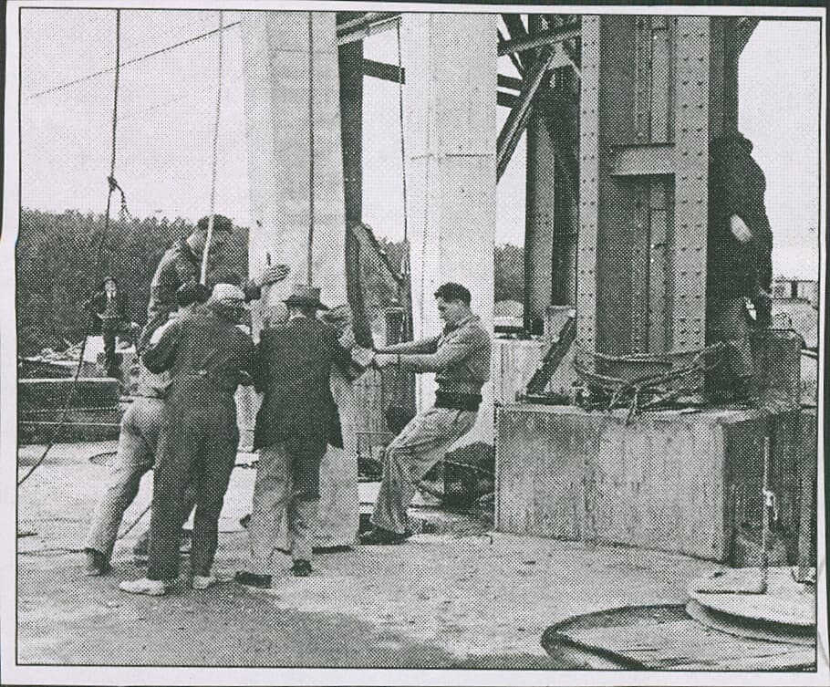 Warragamba Dam construction photo 8