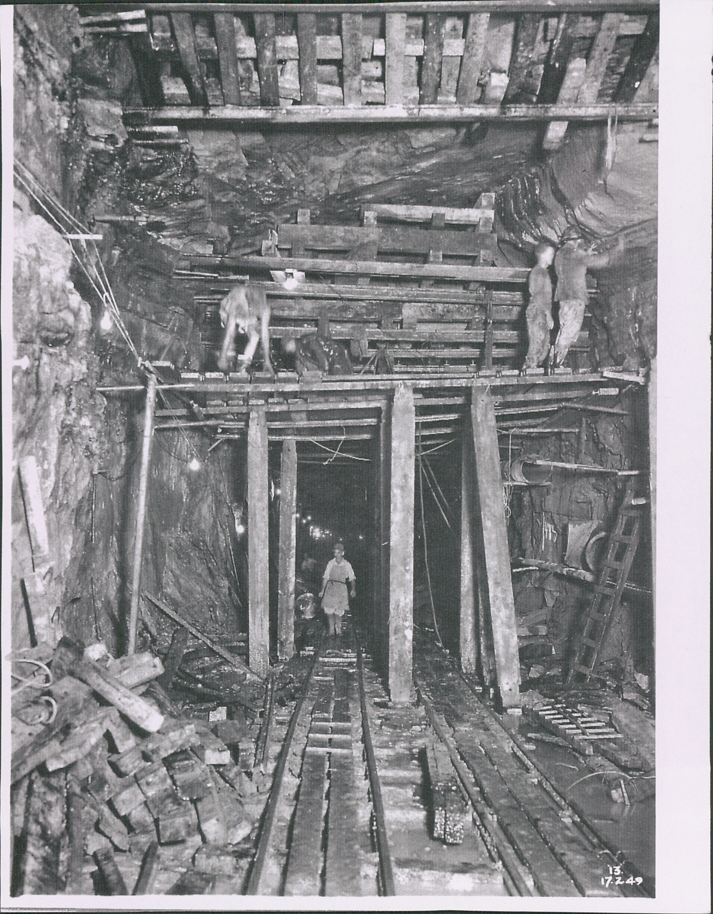 Dam construction progress